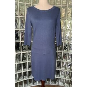 Toad&Co Nixi Dress - blue - size medium - OD1